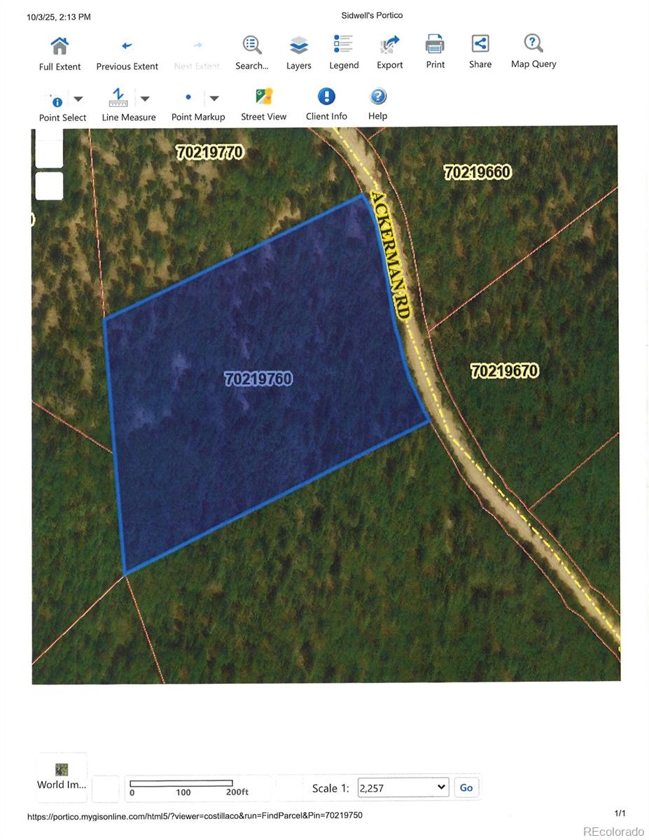 Lot 6581 Ackerman Road Fort Garland CO 81133