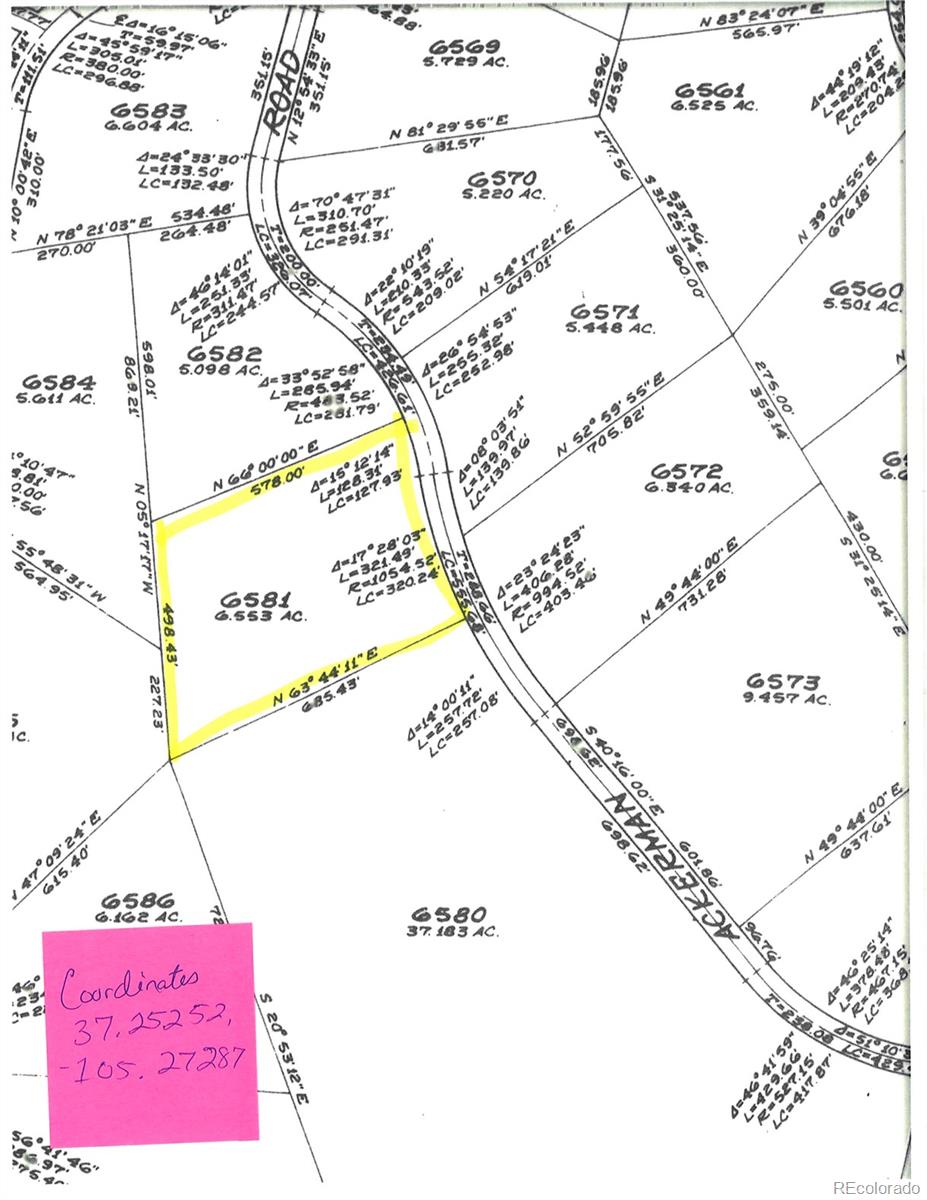 Lot 6581 Ackerman Road Fort Garland CO 81133