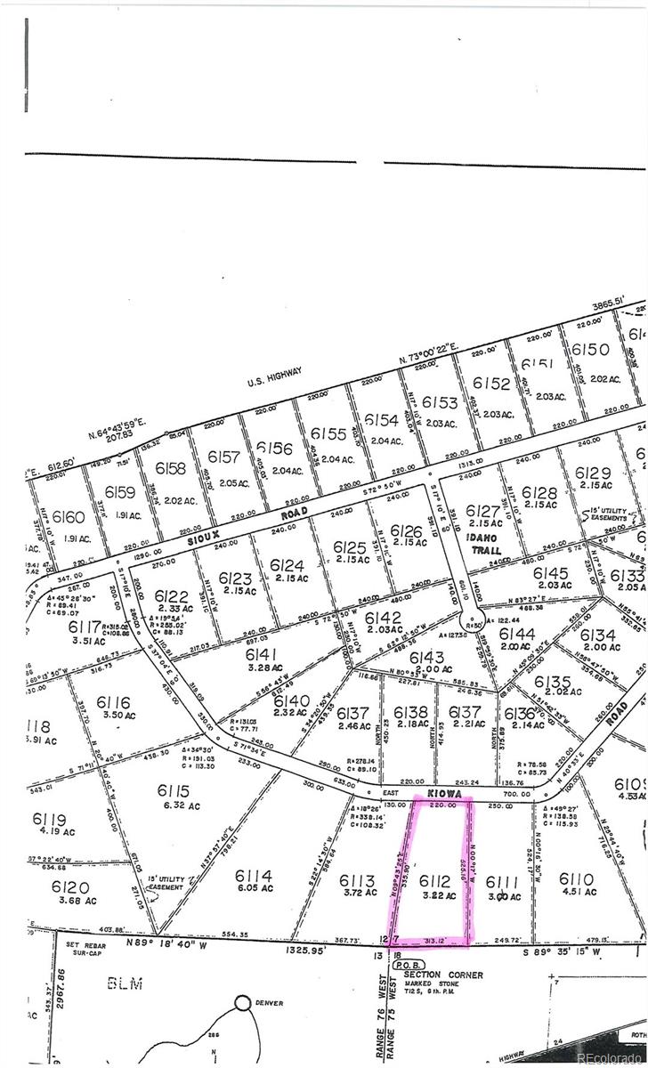 0000 Kiowa Road Hartsel CO 80449