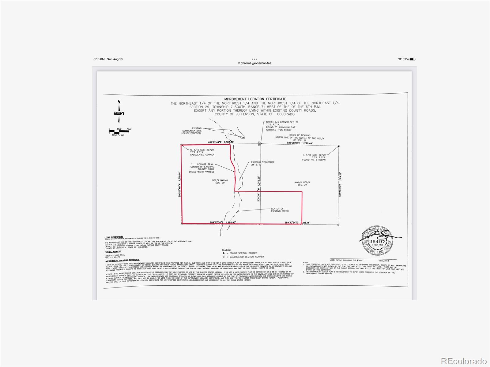 16320 Cochise Trail Pine CO 80470