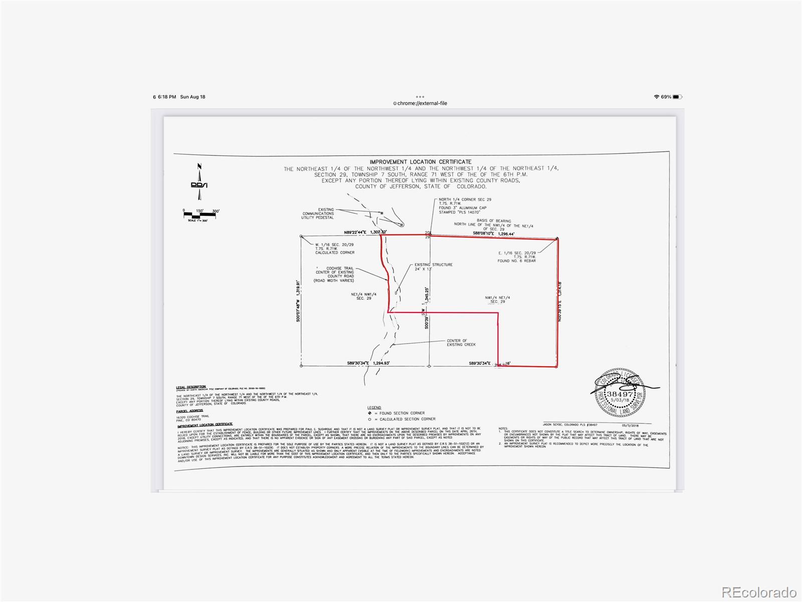 16320 Cochise Trail Pine CO 80470