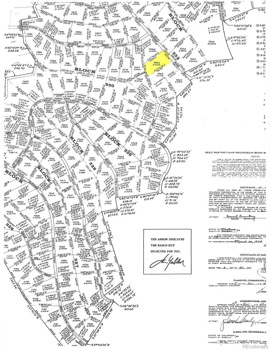Lot 7265 Tiernan Road Fort Garland CO 81133