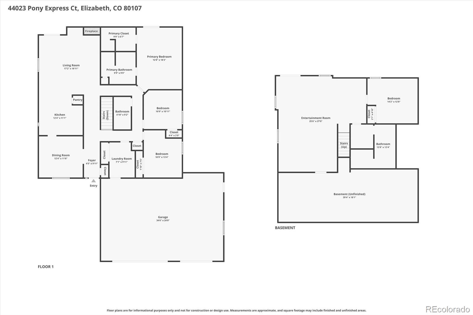 44023 Pony Express Court Elizabeth CO 80107