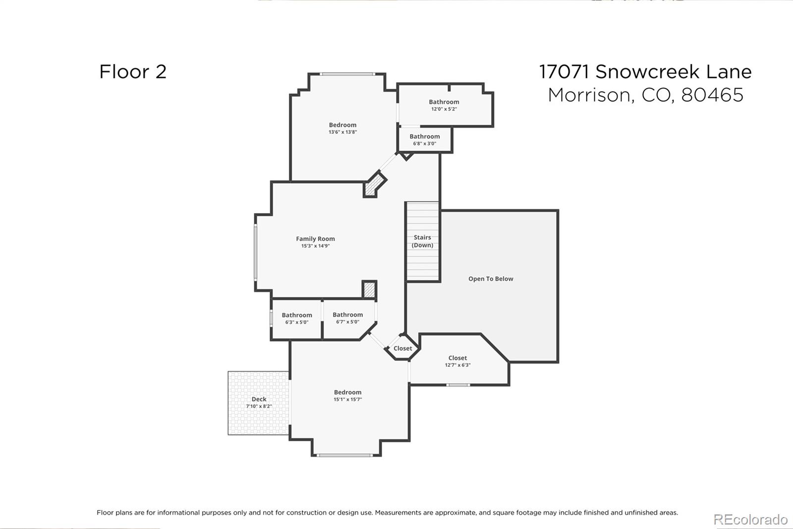 17071 Snowcreek Lane Morrison CO 80465