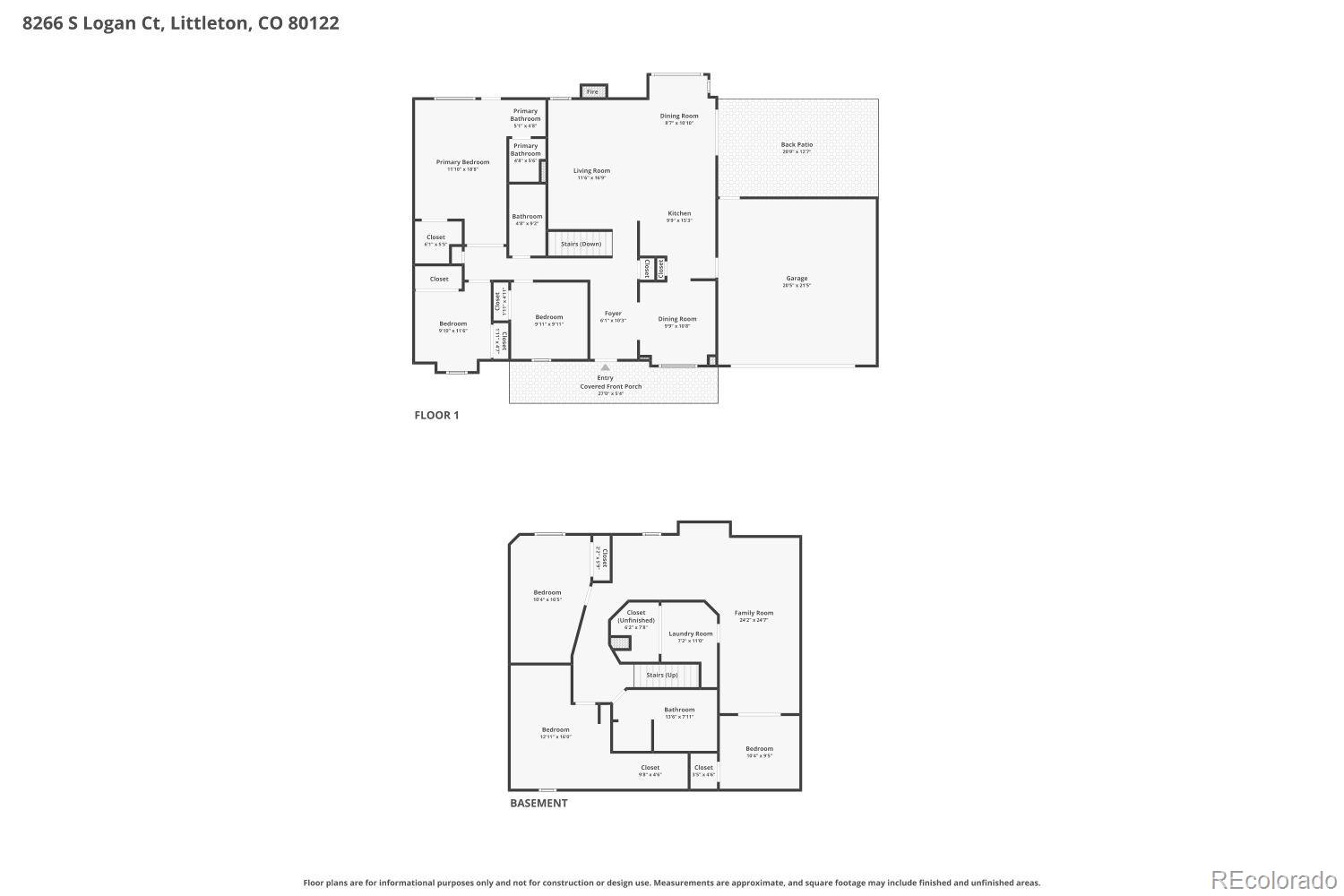 8266 S Logan Court Littleton CO 80122