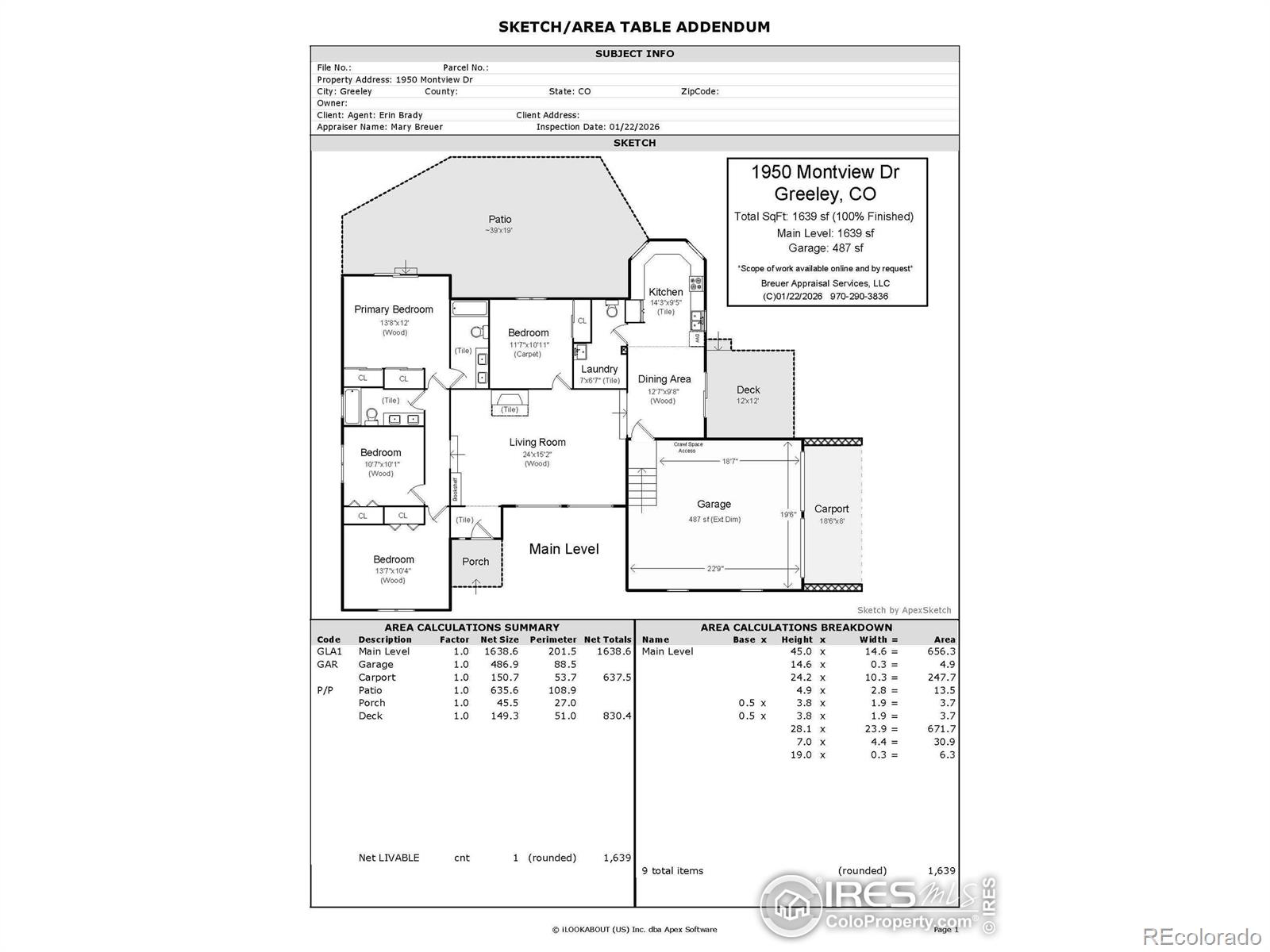 1950 Montview Drive Greeley CO 80631