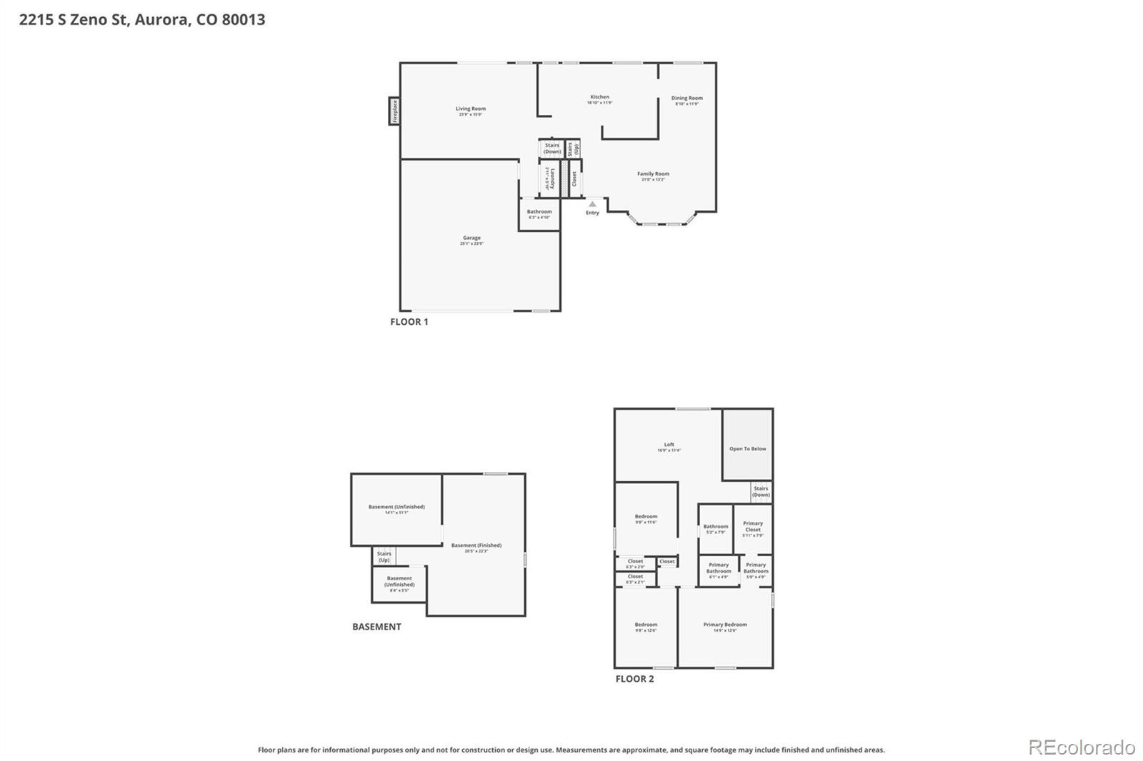 2215 S Zeno Street Aurora CO 80013