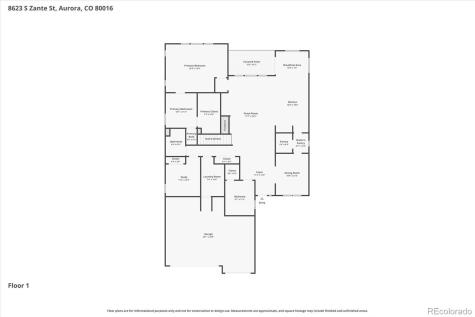 8623 S Zante Street Aurora CO 80016