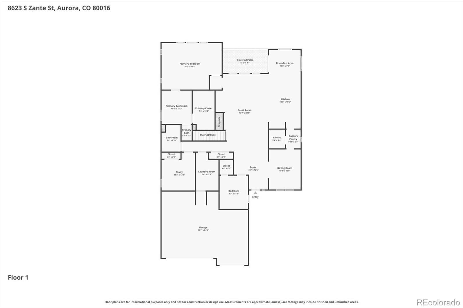 8623 S Zante Street Aurora CO 80016