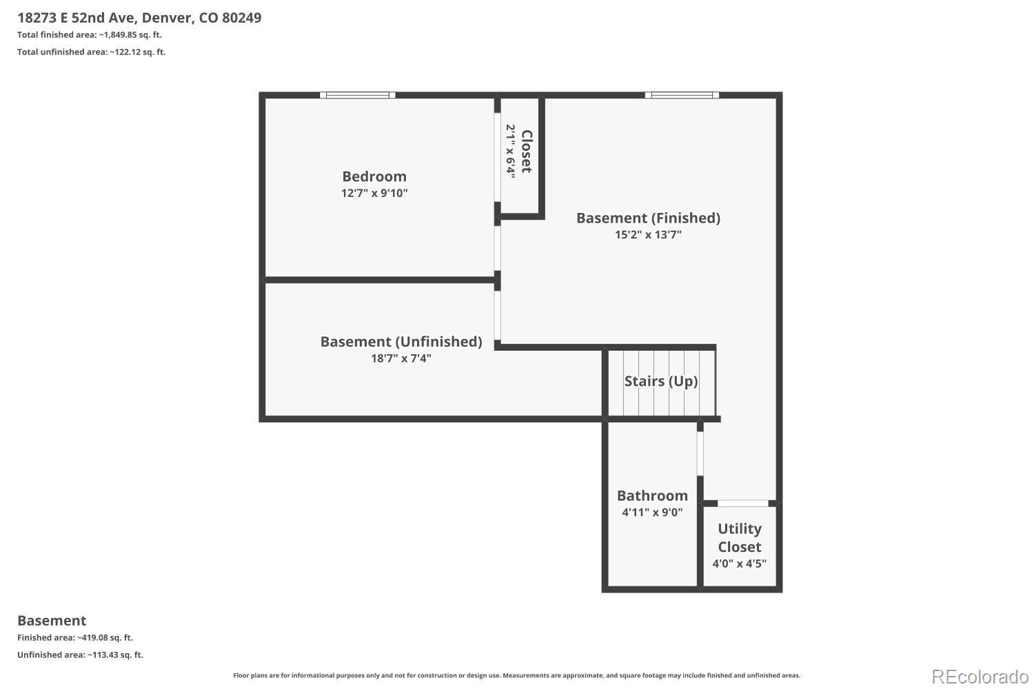 18273 E 52nd Avenue Denver CO 80249