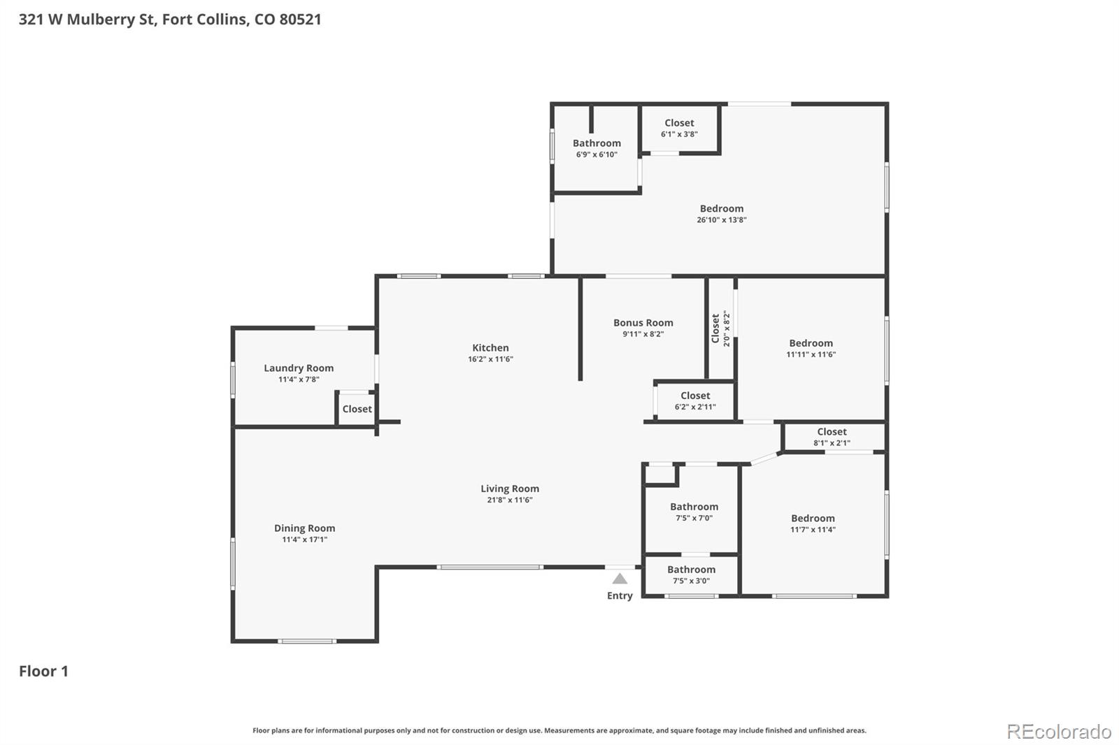 321 W Mulberry Street Fort Collins CO 80521
