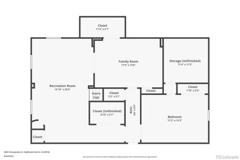 9603 Chesapeake Street Highlands Ranch CO 80126