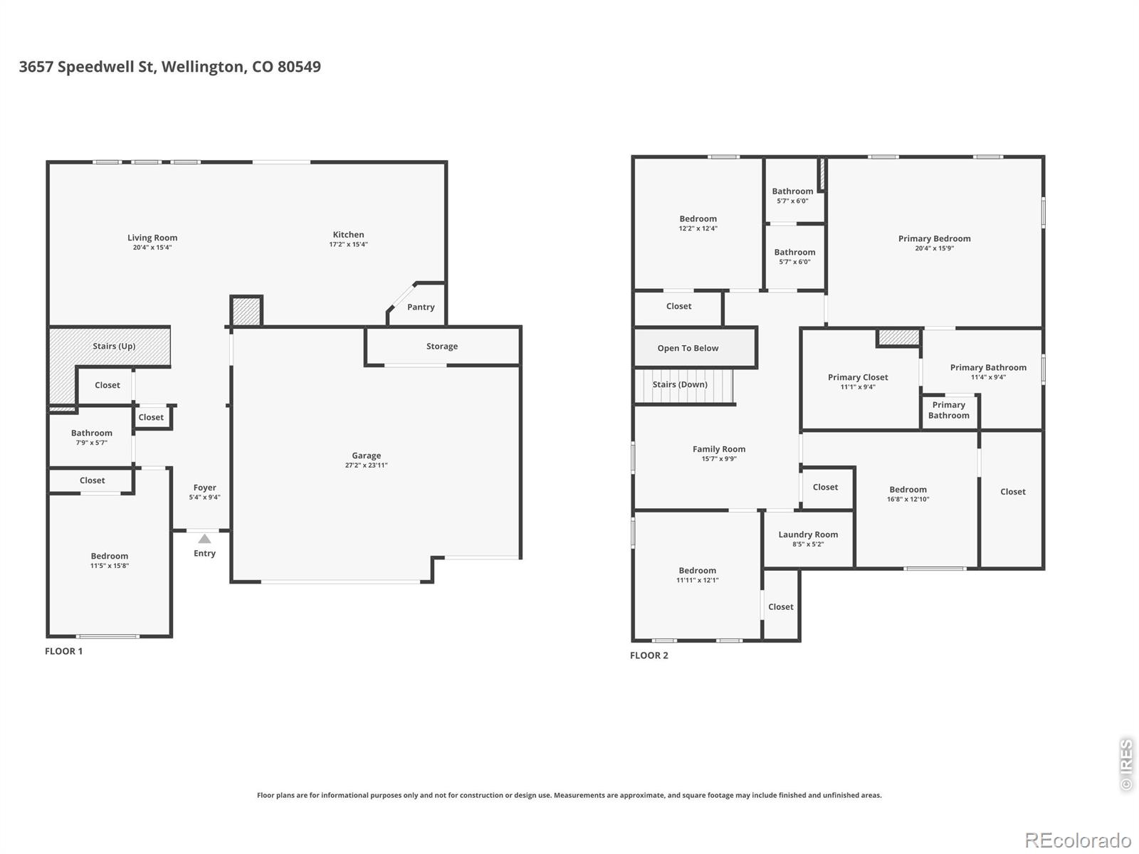 3657 Speedwell Street Wellington CO 80549