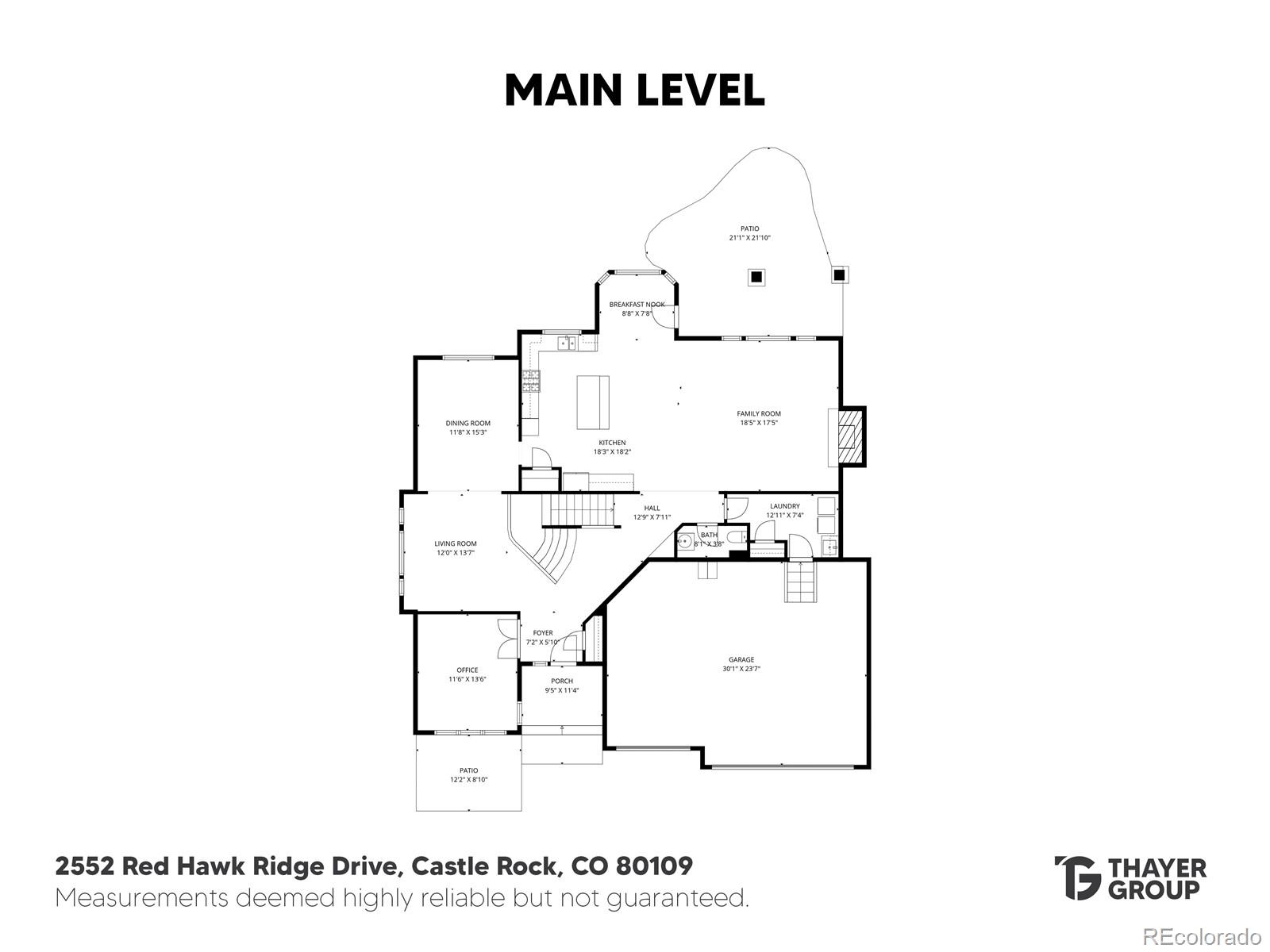 2552 Red Hawk Ridge Drive Castle Rock CO 80109