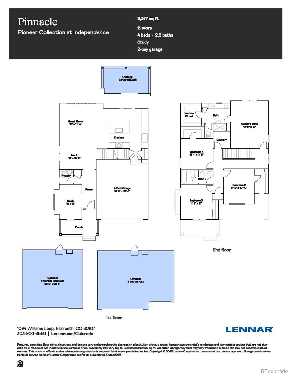 1130 E Witherspoon Drive Elizabeth CO 80107