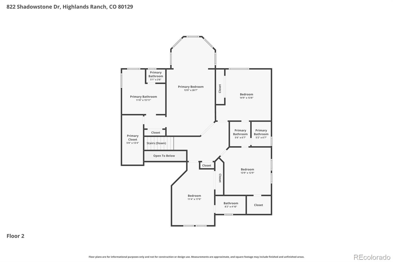 822 Shadowstone Drive Highlands Ranch CO 80129