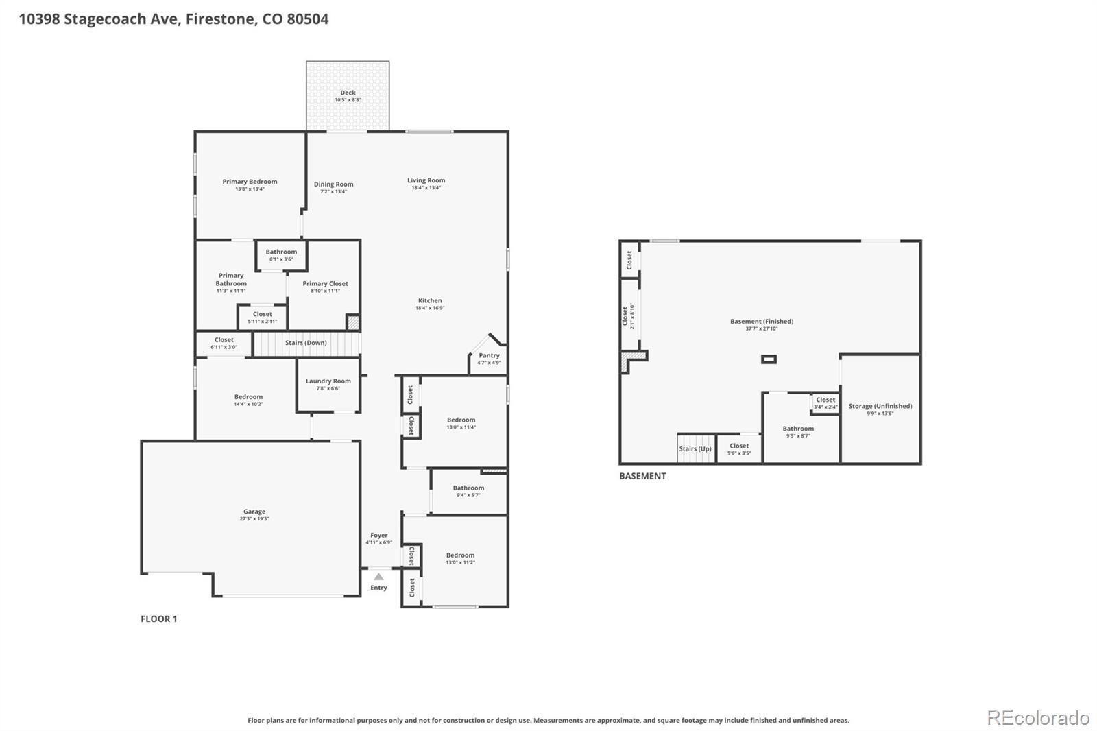 10398 Stagecoach Avenue Firestone CO 80504