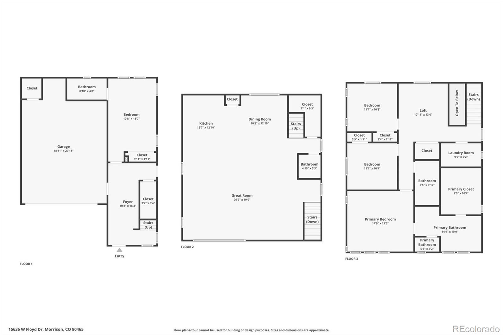 15636 W Floyd Drive Morrison CO 80465