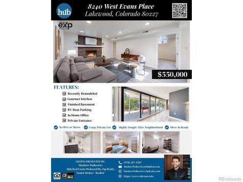 8240 W Evans Place Lakewood CO 80227
