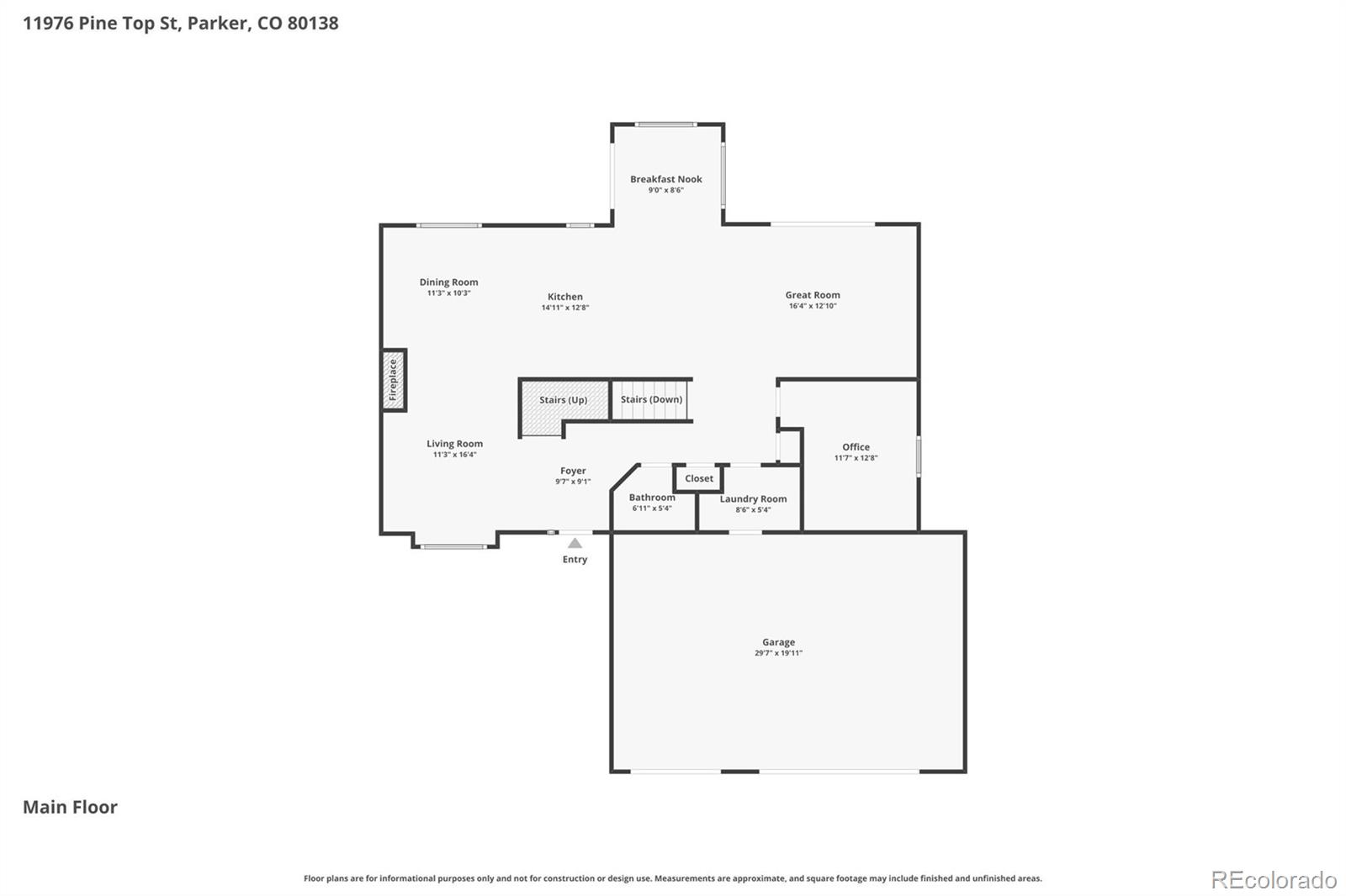 11976 Pine Top Street Parker CO 80138