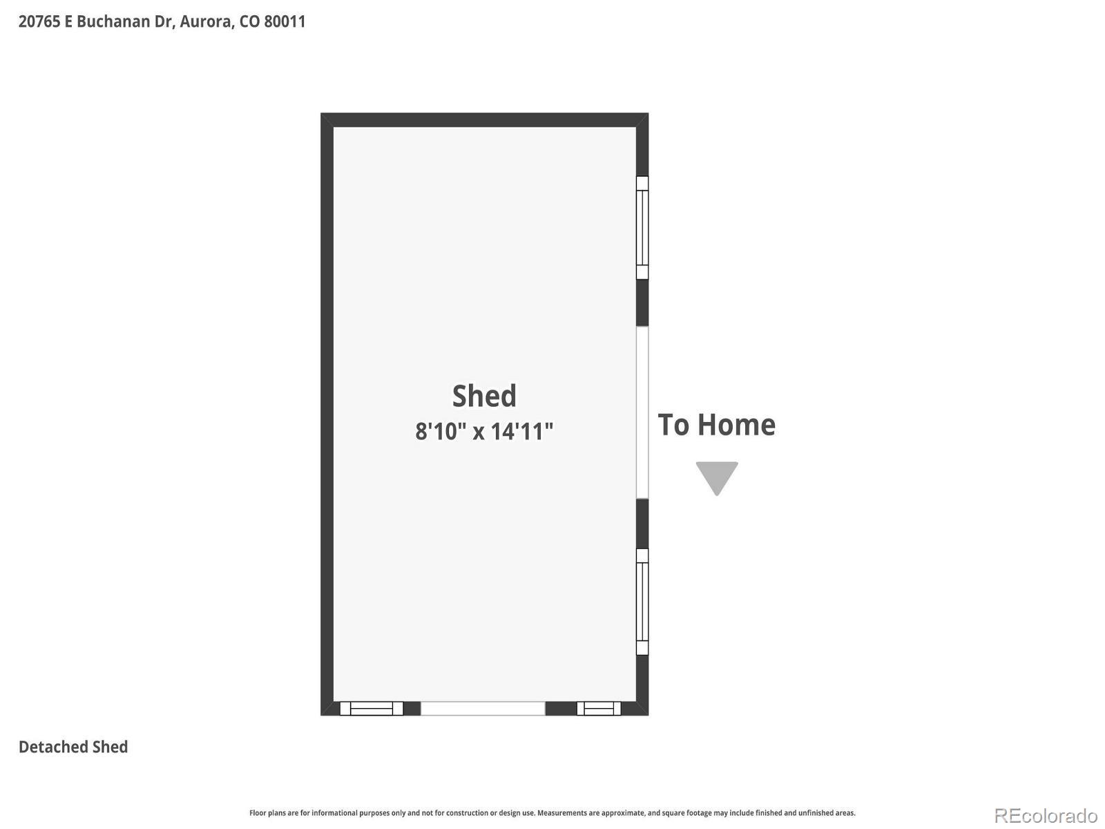 20765 E Buchanan Drive Aurora CO 80011