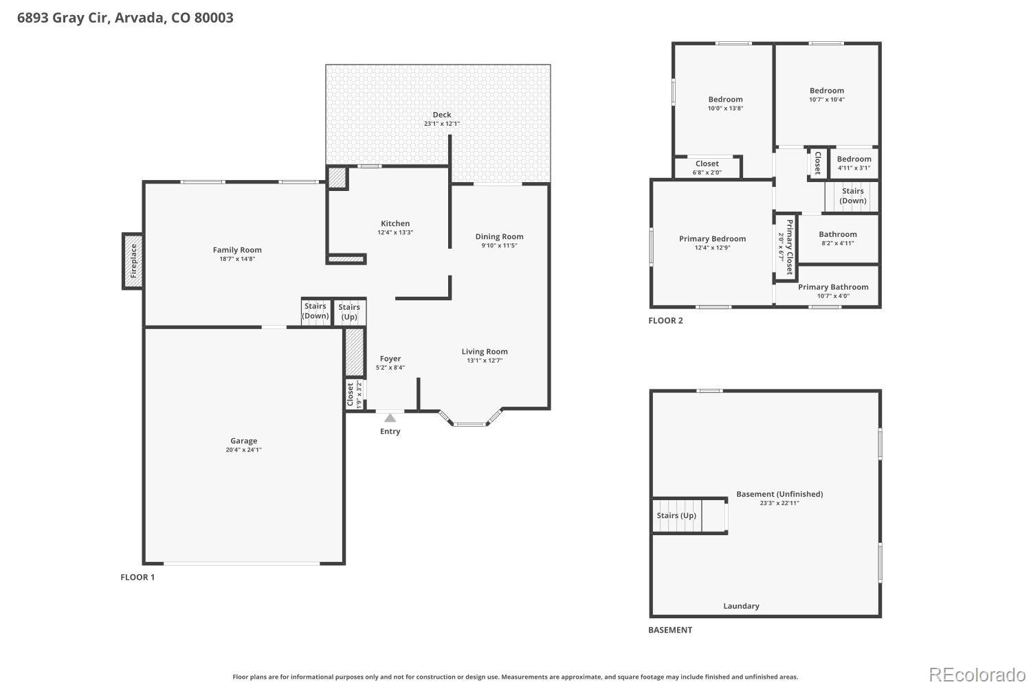 6893 Gray Circle Arvada CO 80003