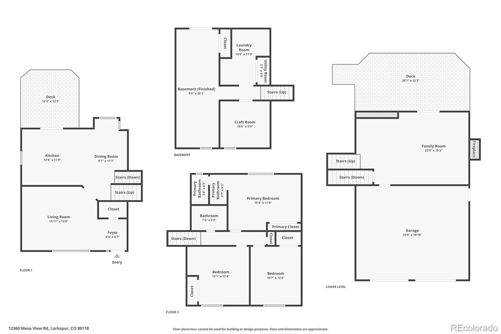 12360 Mesa View Road Larkspur CO 80118