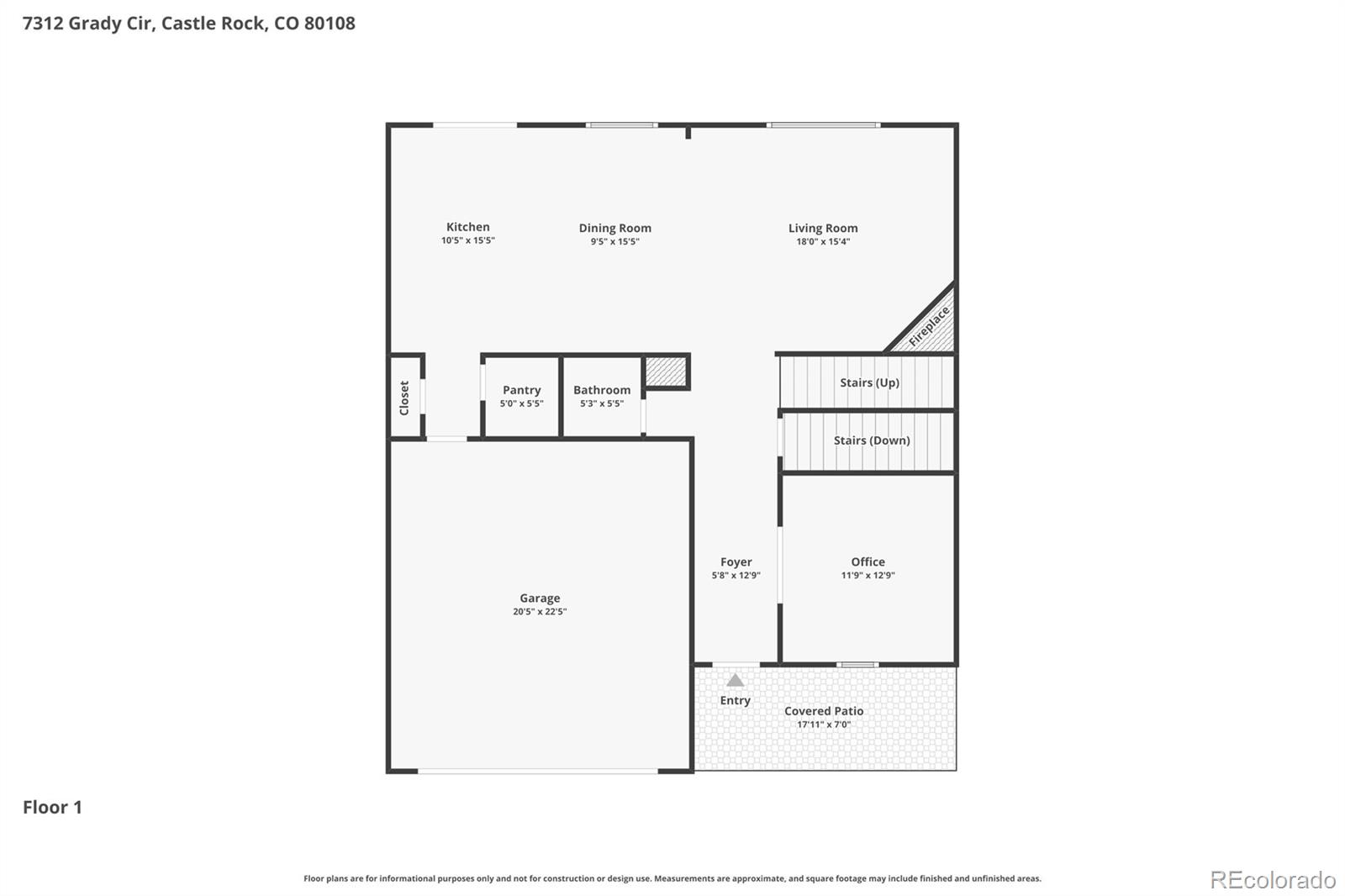 7312 Grady Circle Castle Rock CO 80108