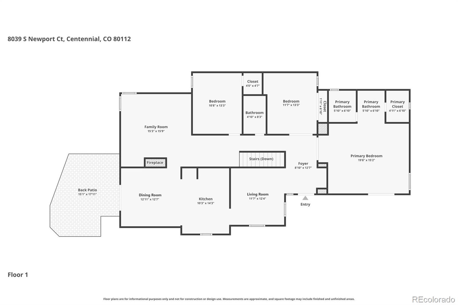 8039 S Newport Court Centennial CO 80112