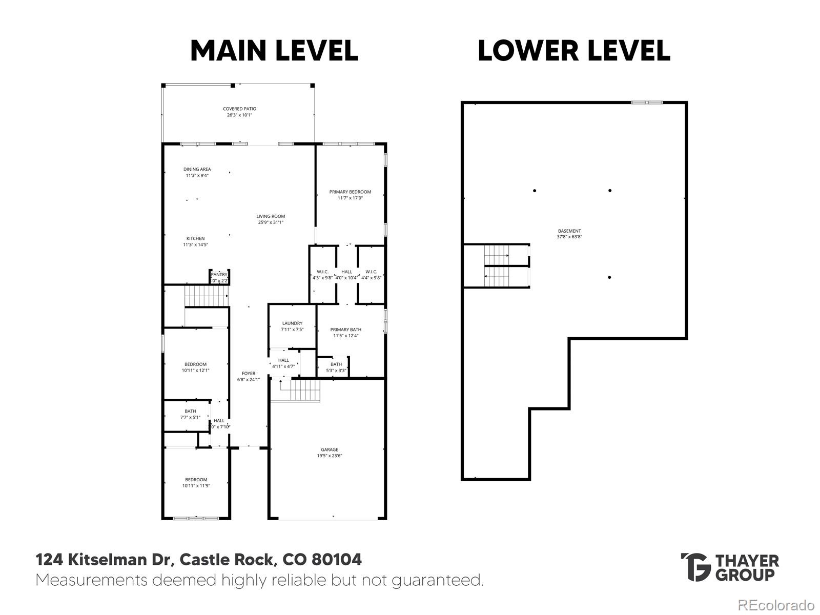 124 Kitselman Drive Castle Rock CO 80104
