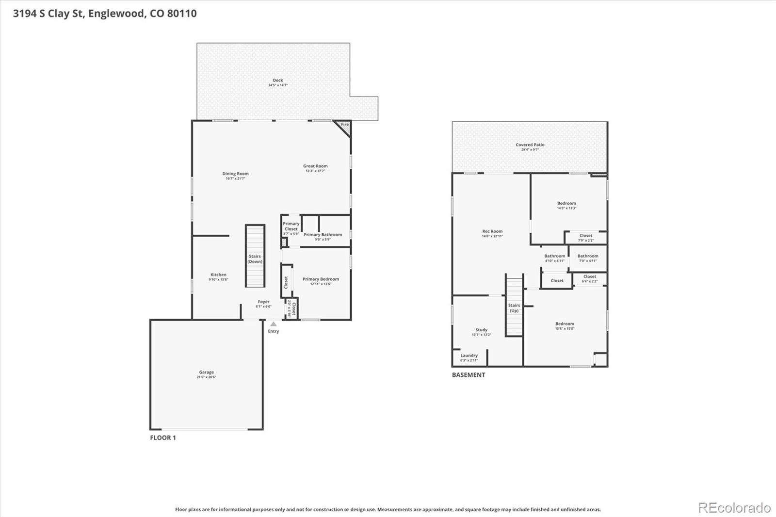 3194 S Clay Street Englewood CO 80110