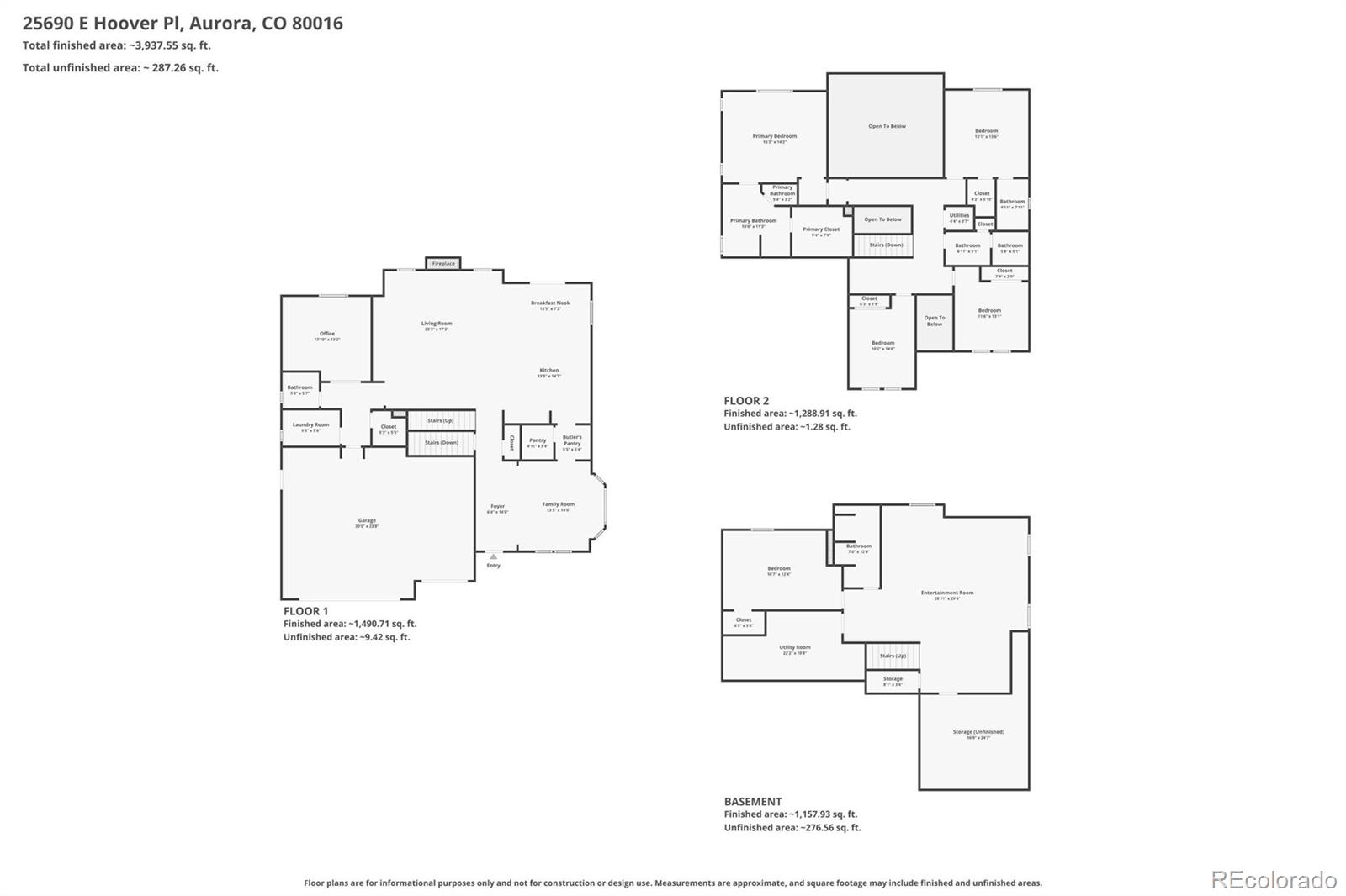 25690 E Hoover Place Aurora CO 80016