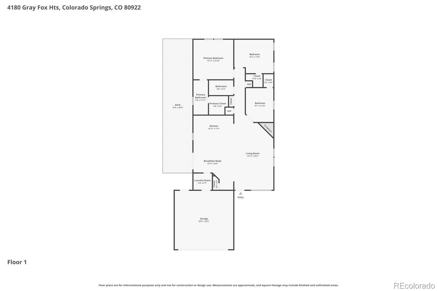 4180 Gray Fox Heights Colorado Springs CO 80922