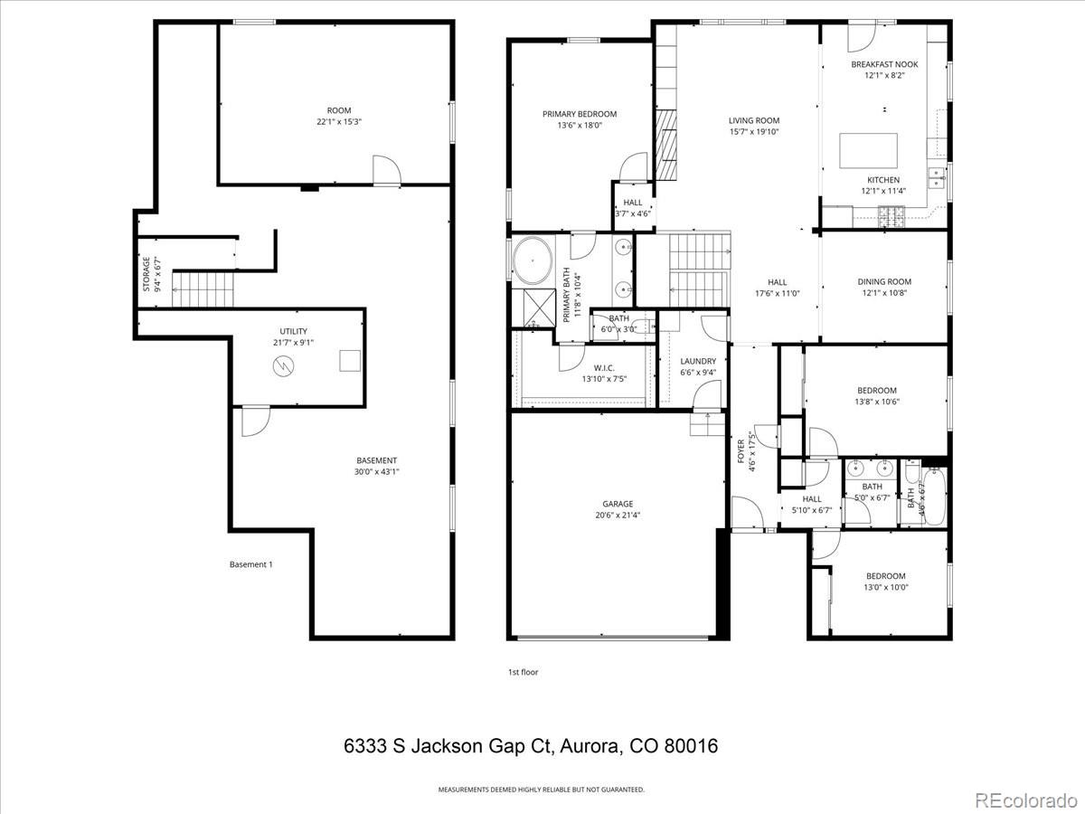 6333 S Jackson Gap Court Aurora CO 80016