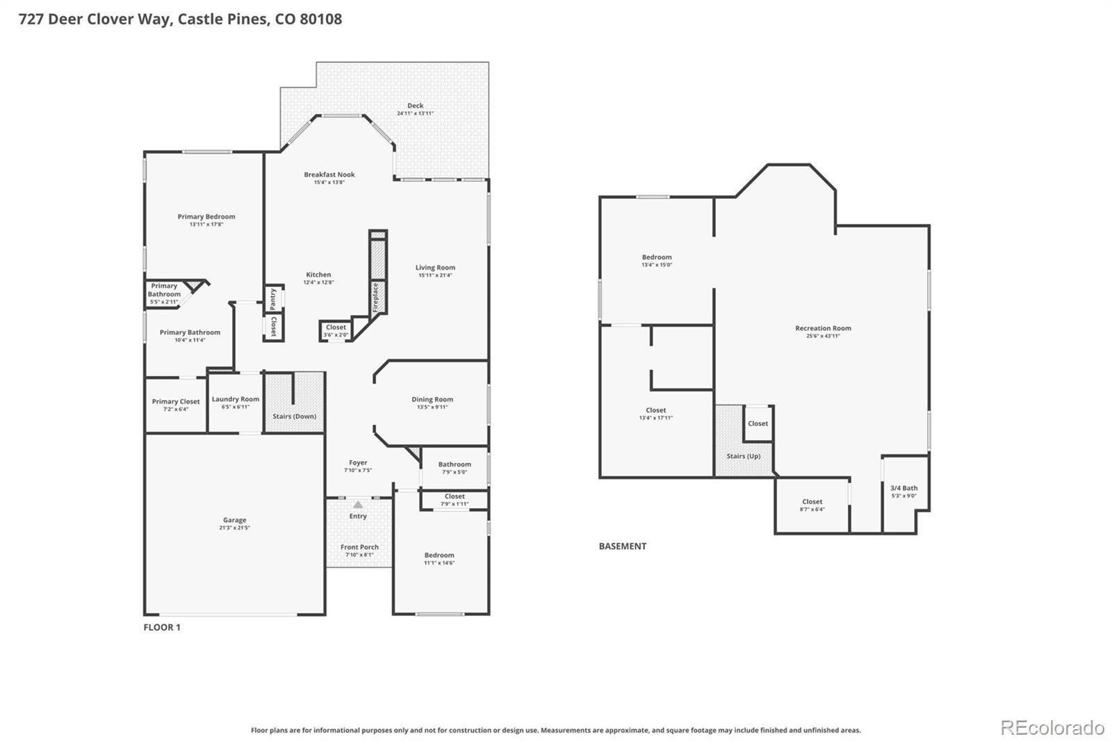 727 Deer Clover Way Castle Pines CO 80108