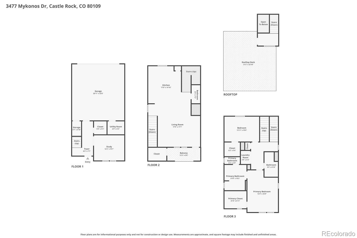3477 Mykonos Drive Castle Rock CO 80109