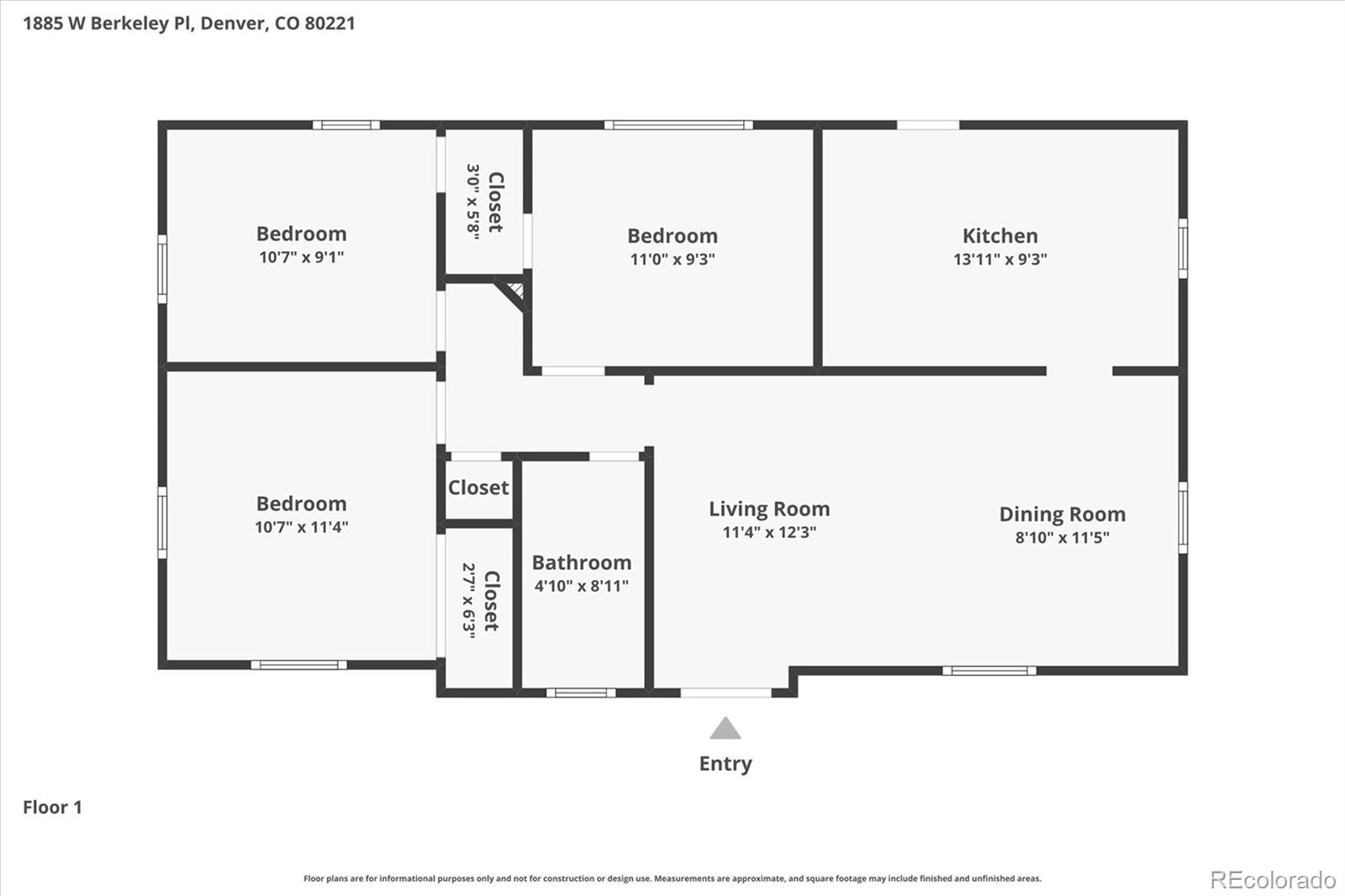 1885 W Berkeley Place Denver CO 80221
