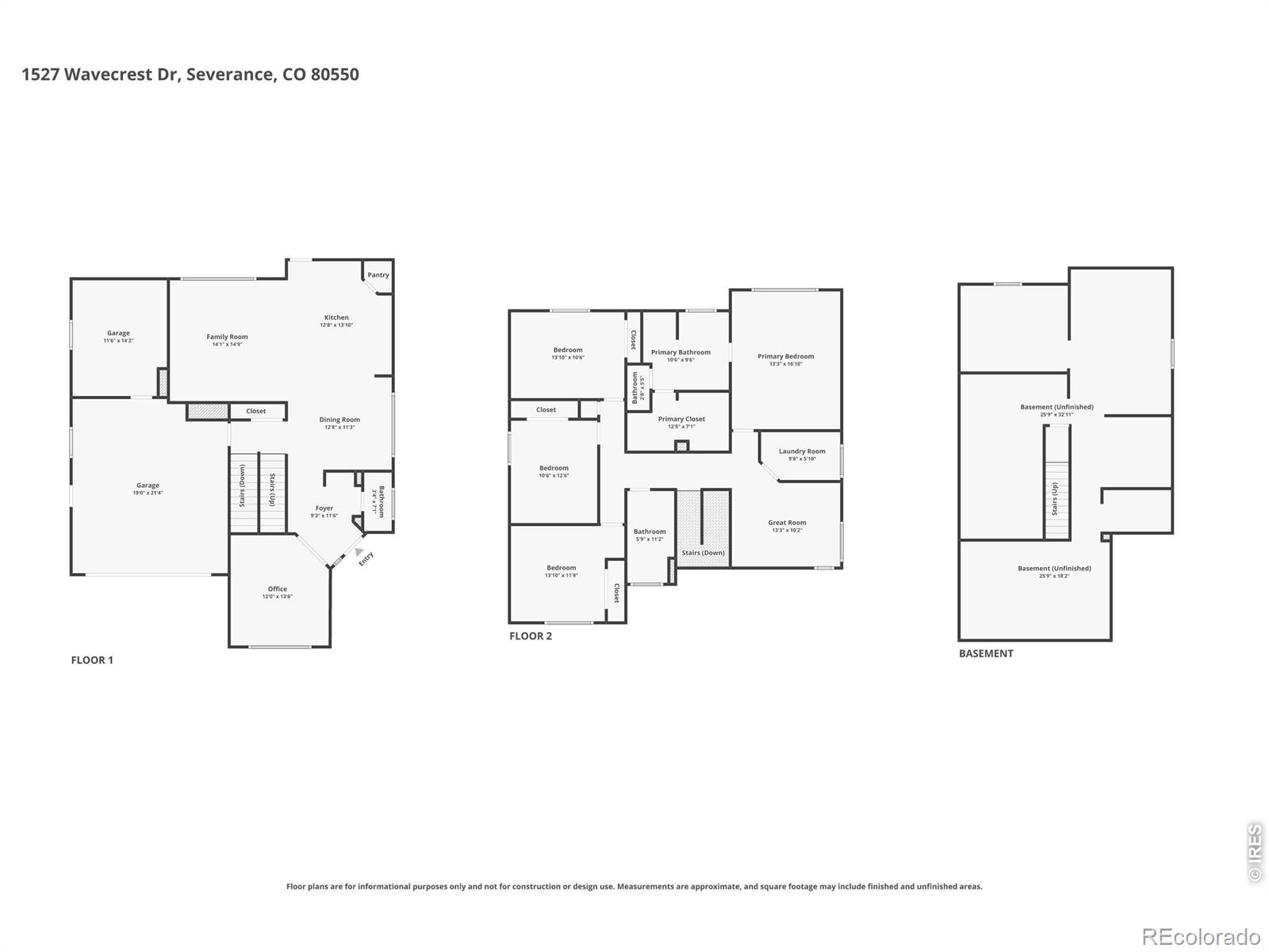 1527 Wavecrest Drive Severance CO 80550