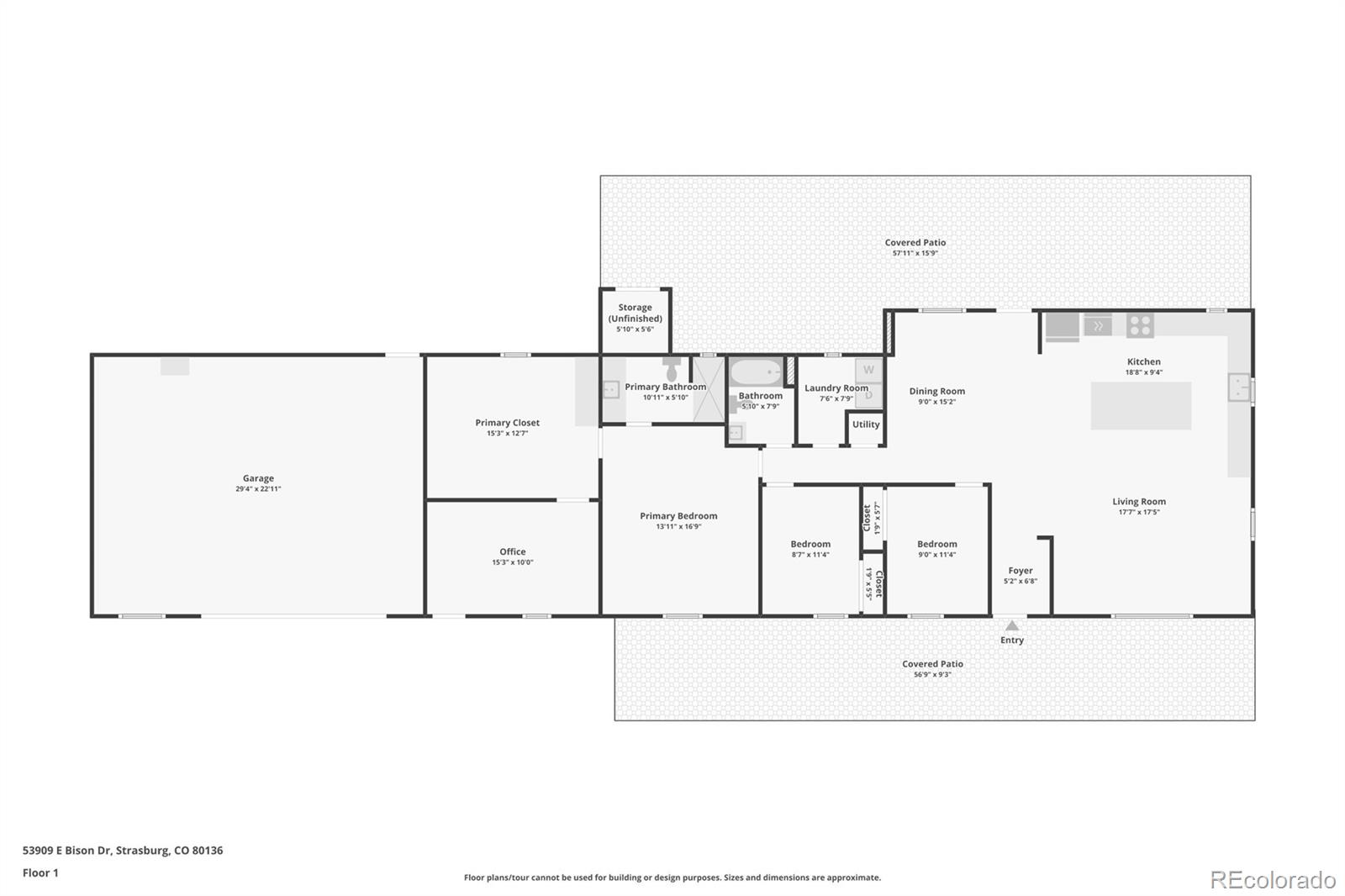 53909 E Bison Drive Strasburg CO 80136