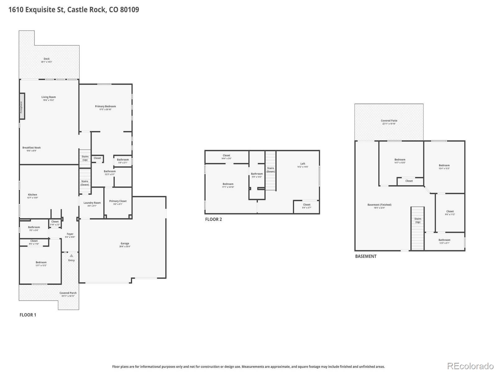 1610 Exquisite Street Castle Rock CO 80109
