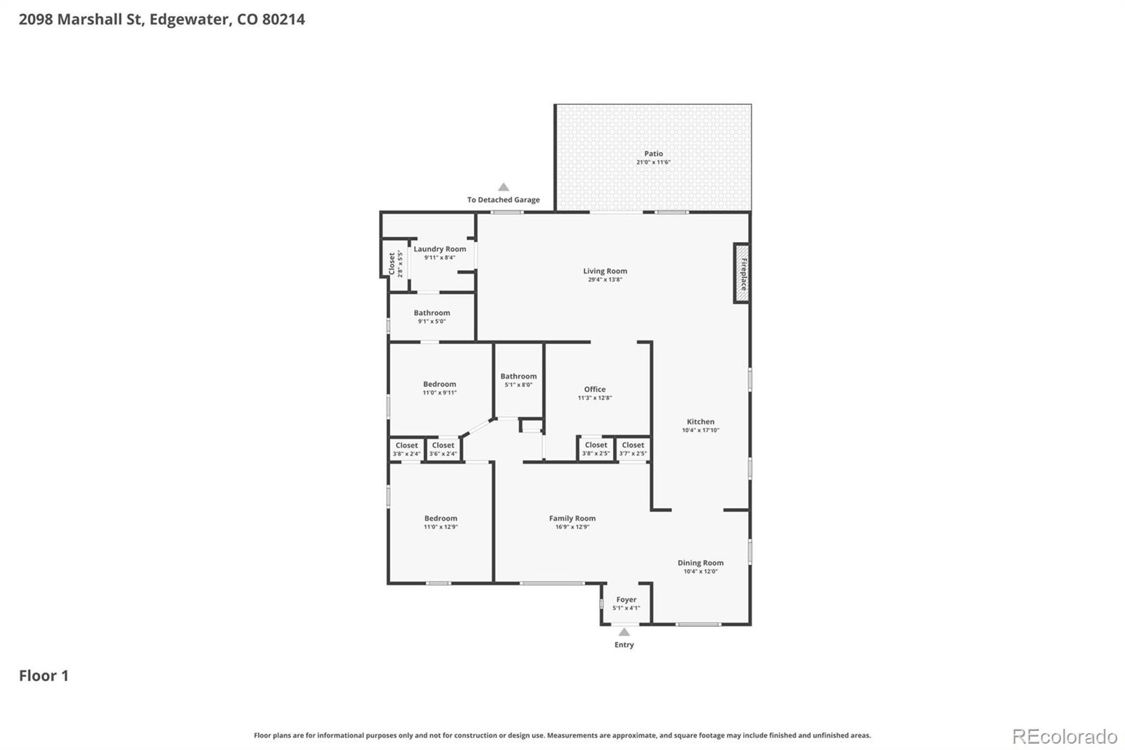 2098 Marshall Street Edgewater CO 80214
