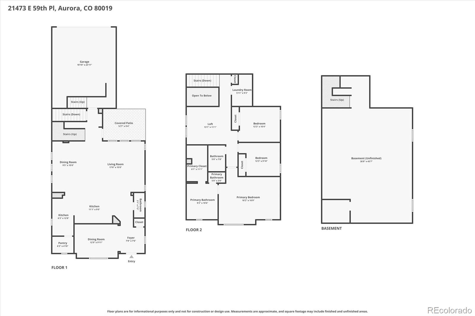 21473 E 59th Place Aurora CO 80019