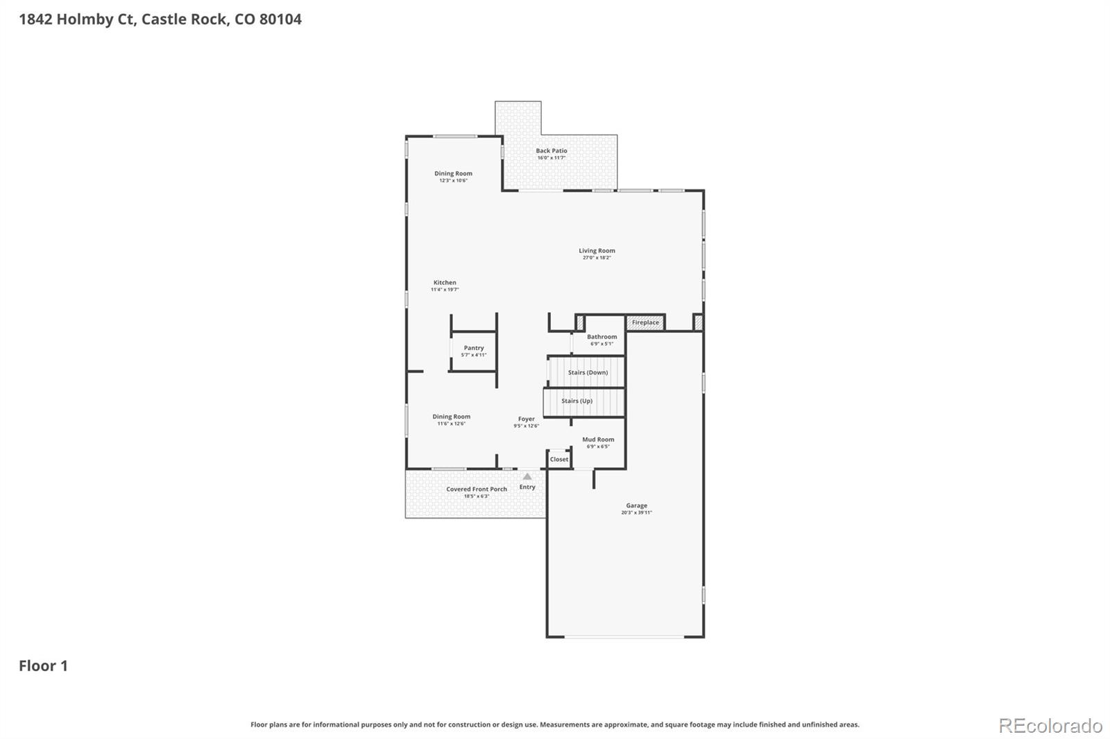 1842 Holmby Court Castle Rock CO 80104