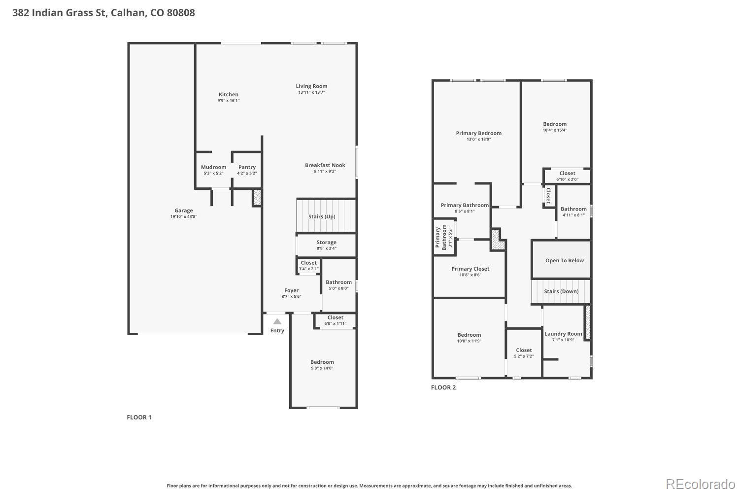 382 Indian Grass Street Calhan CO 80808