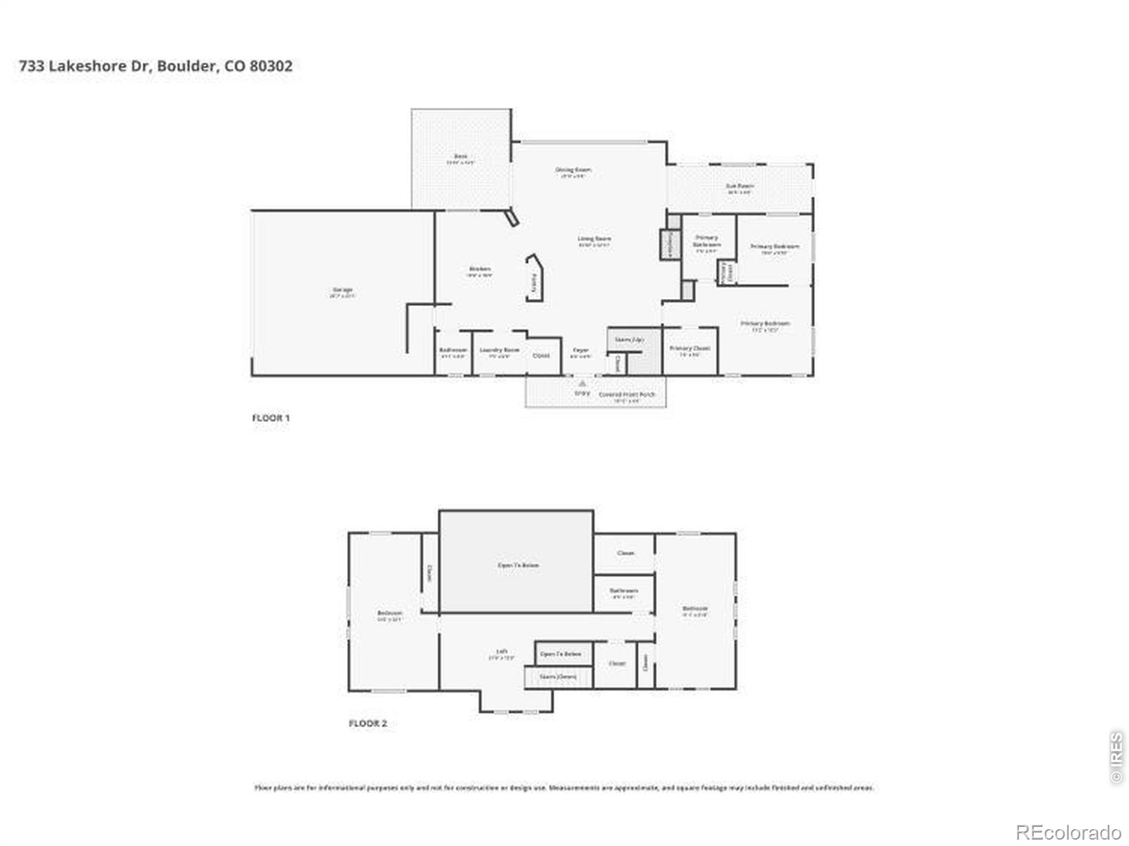 733 Lakeshore Drive Boulder CO 80302