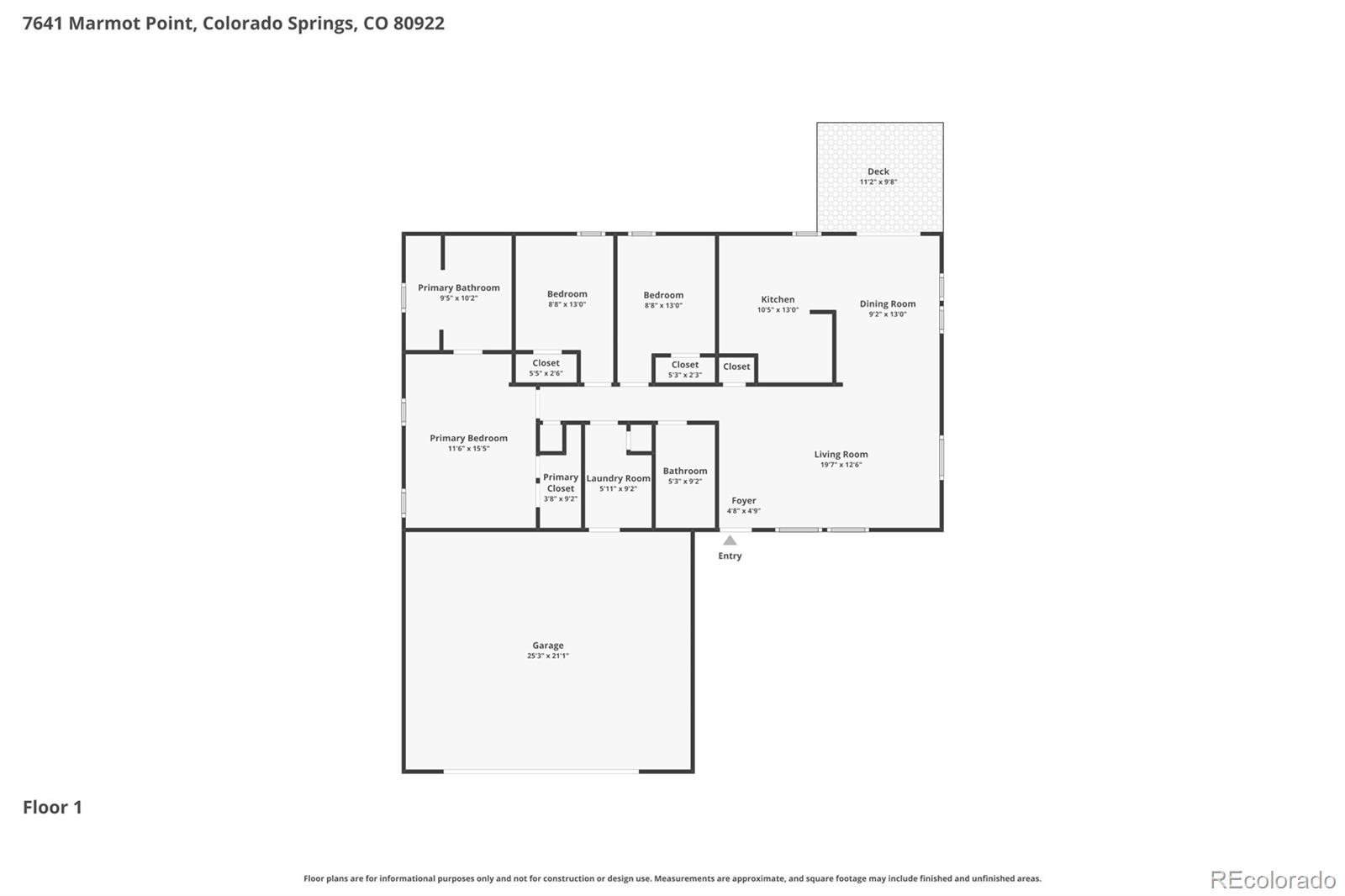 7641 Marmot Point Colorado Springs CO 80922