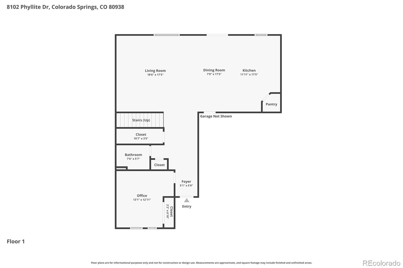 8102 Phyllite Drive Colorado Springs CO 80938