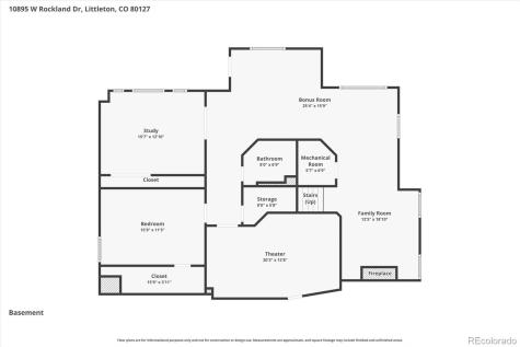 10895 W Rockland Drive Littleton CO 80127