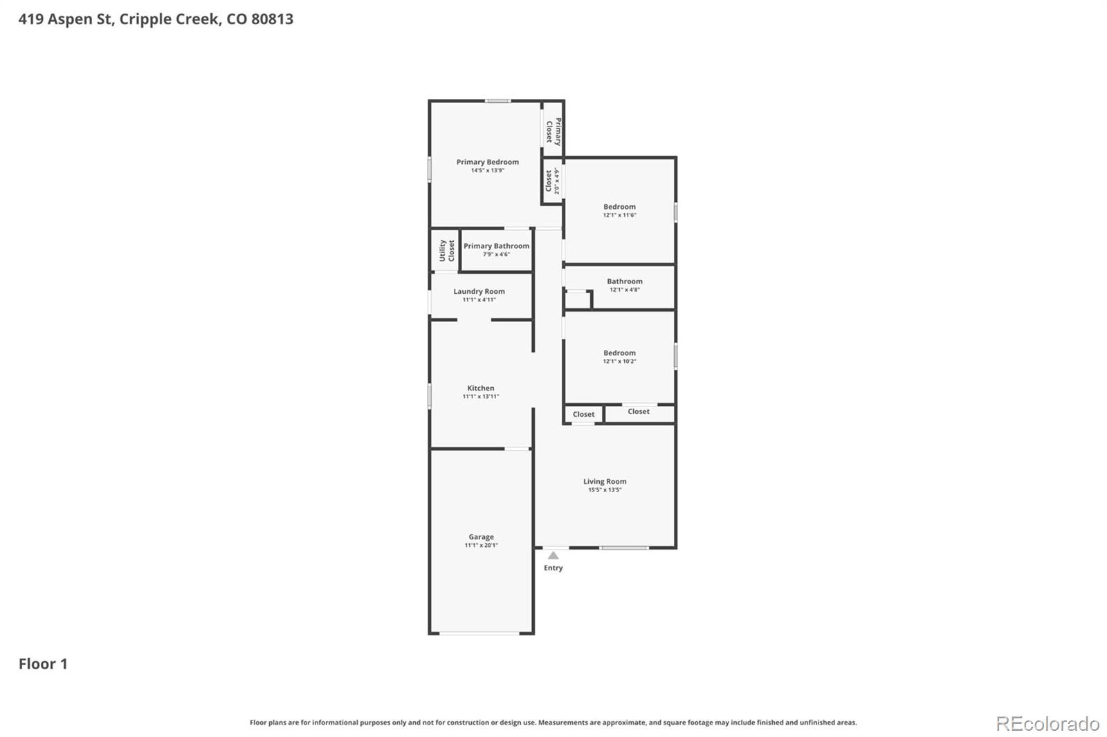 419 Aspen Street Cripple Creek CO 80813