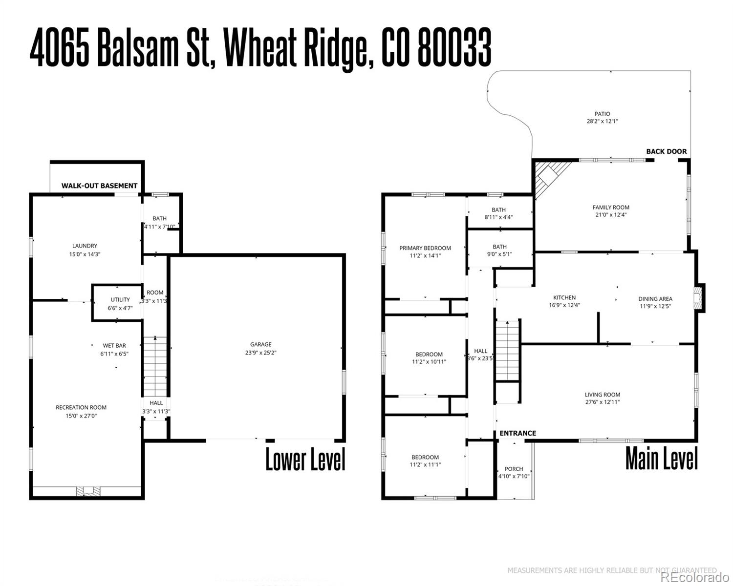 4065 Balsam Street Wheat Ridge CO 80033